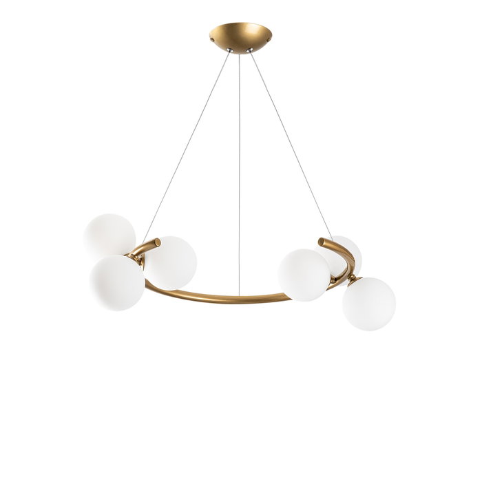 Opviq Luminar - 14146 Lámpara de Araña Dorada con Altura Ajustable Opviq Luminar - 14146 Lámpara de Araña Dorada con Altura Ajustable